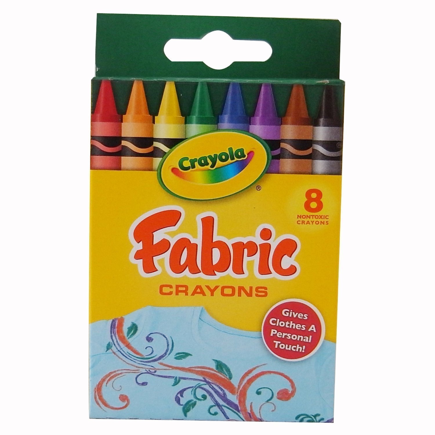 71p40fYCgL._SL1500_.jpg Crayola Fabric Crayons 8 Count - Image 1