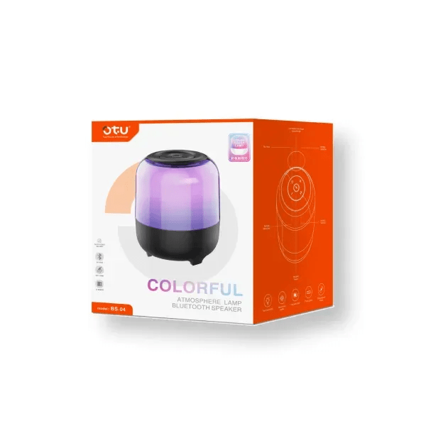 OTU Colorful Atmosphere Lamp Bluetooth Speaker, Model BS-04