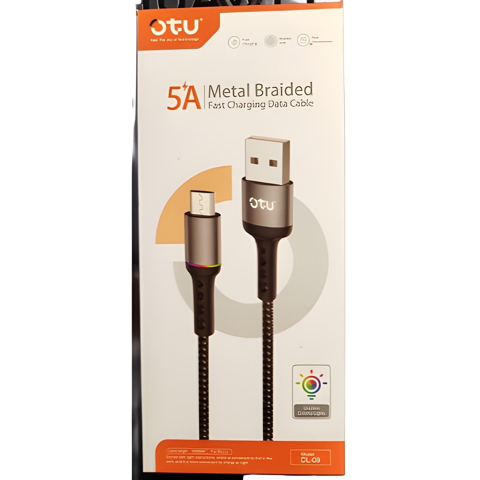 OTU 2.4A Fast Charging Data Cable, Model DL10-V