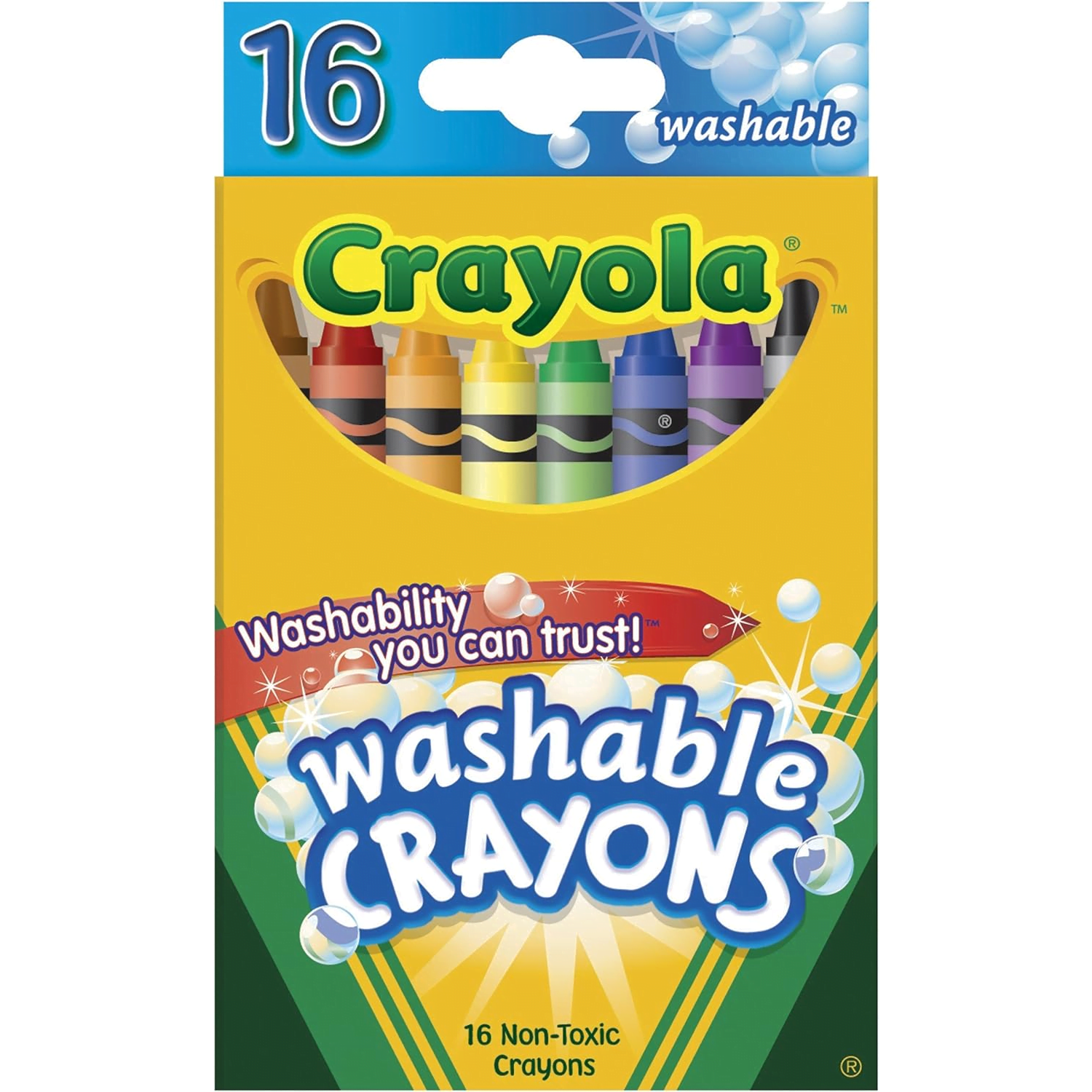 Crayola Ultra Clean Washable, Large Crayons