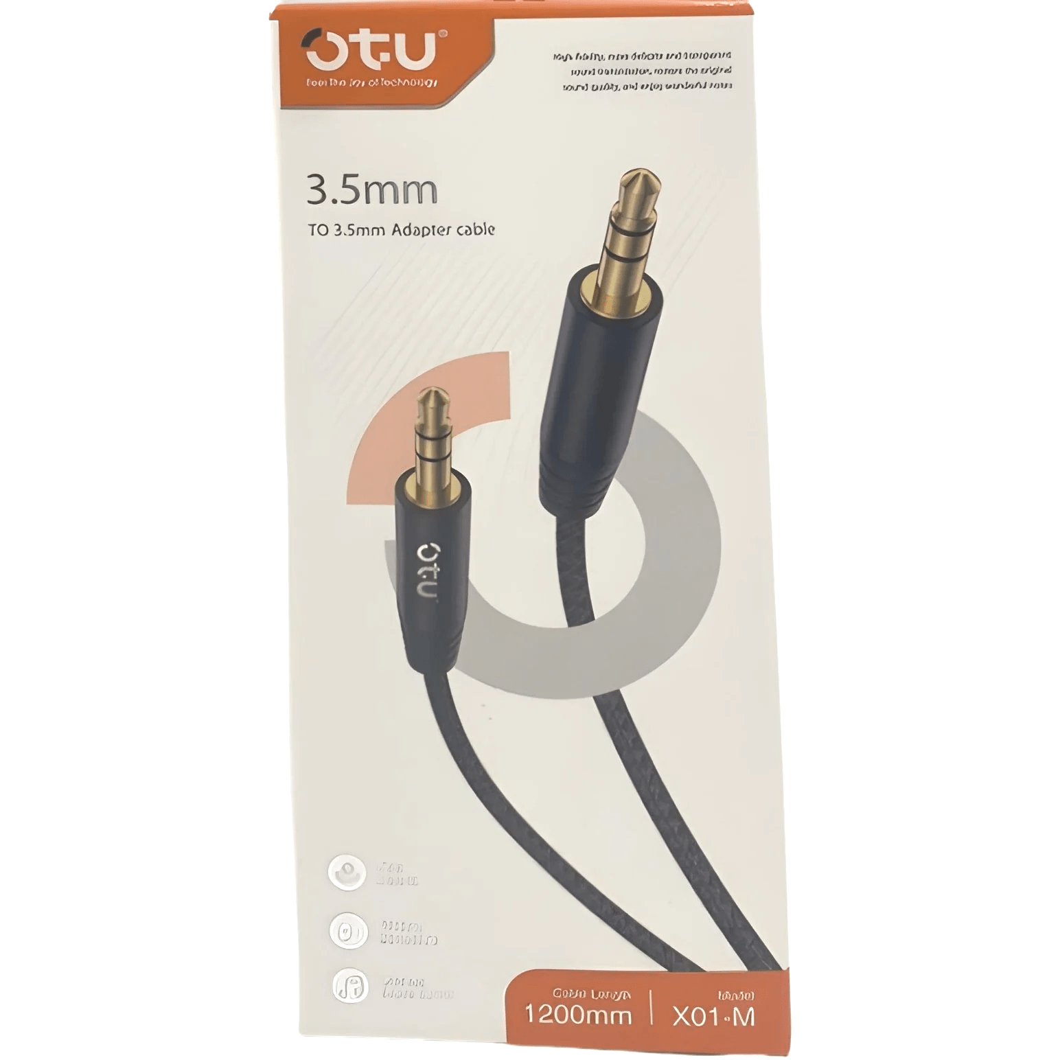 OTU 3.5mm to 3.5mm Adapter Cable, Model X01-M