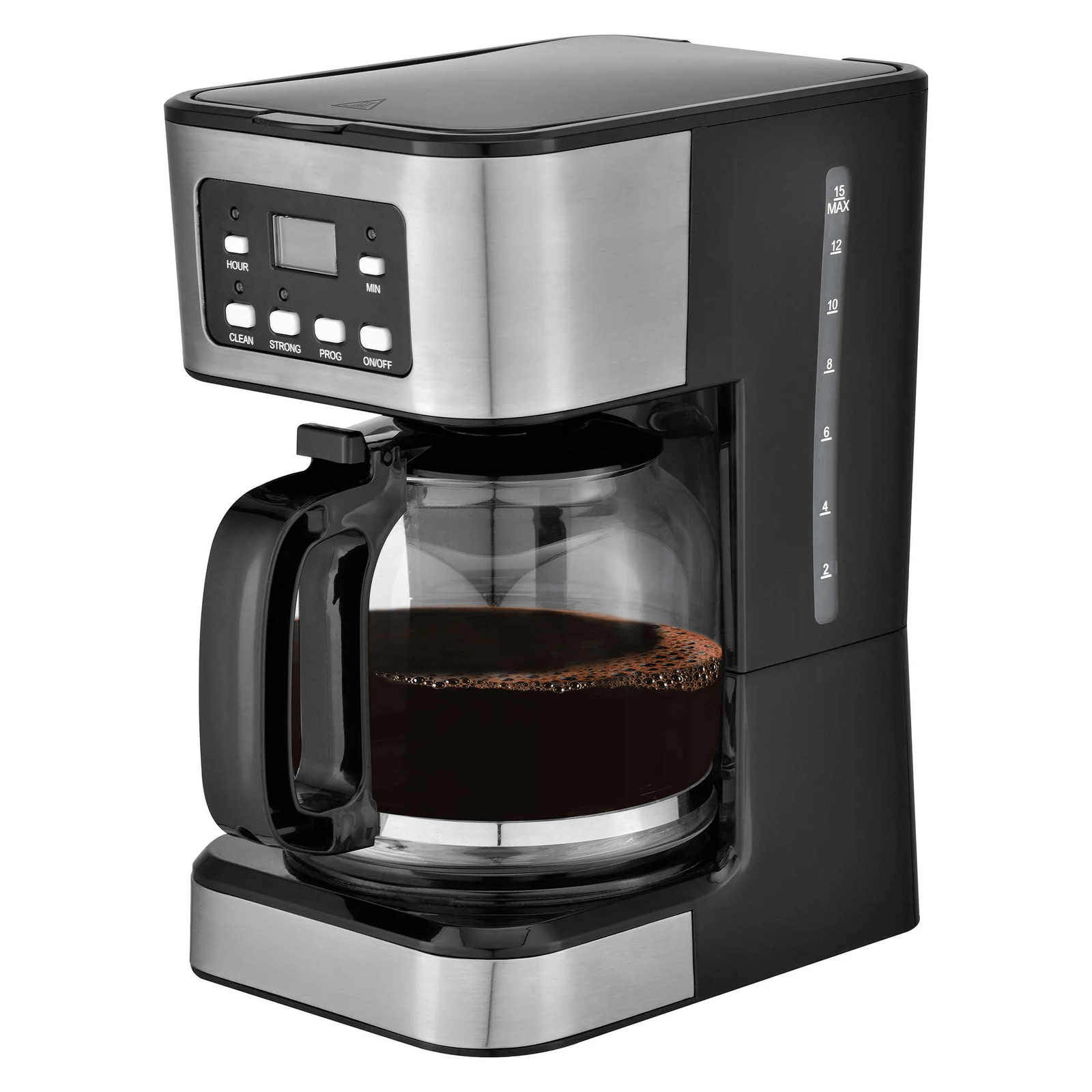 Brentwood TS-222BK 12-cup Digital Coffee Maker, Black