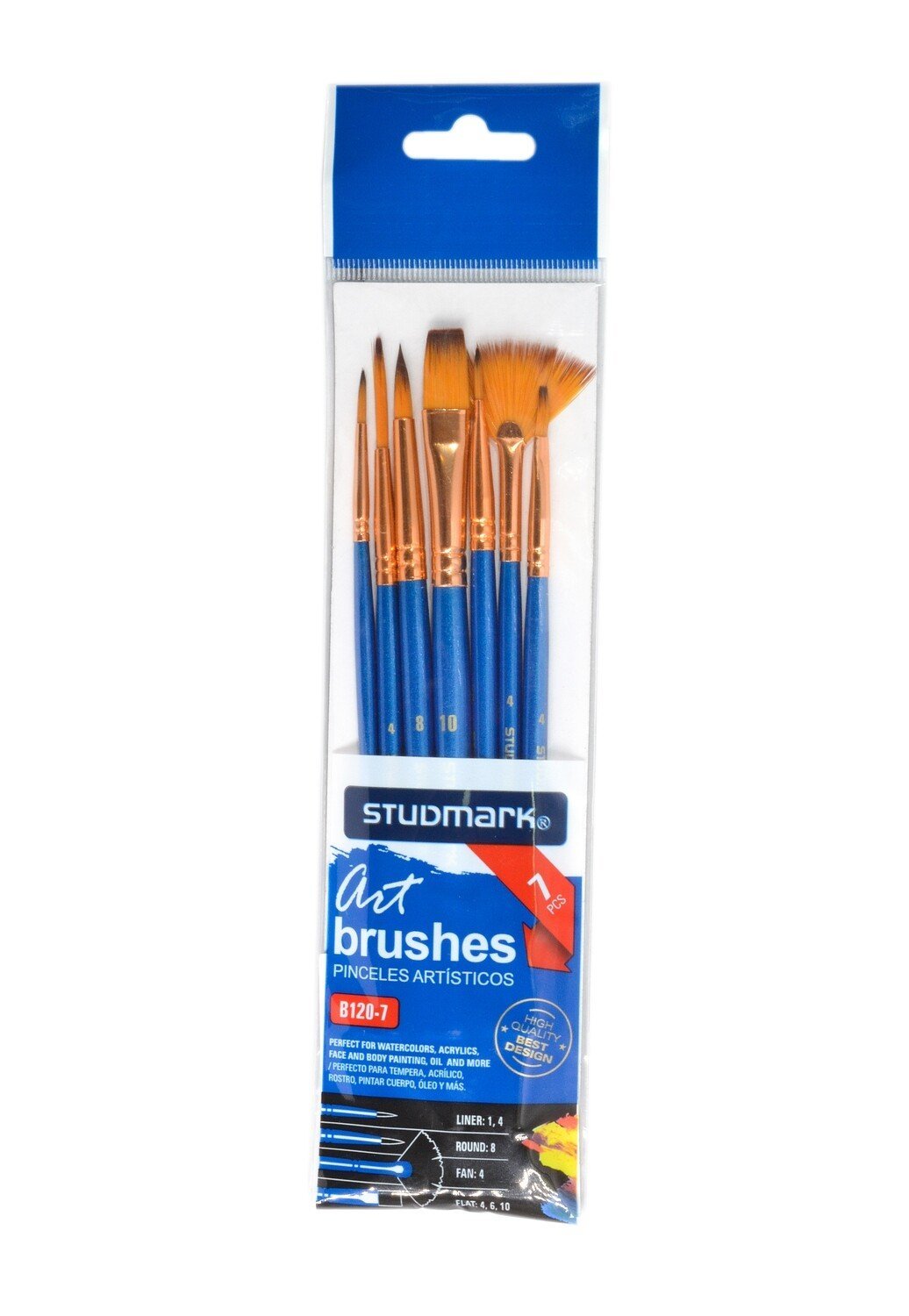 Studmark Art Brush Set, 7 Pieces