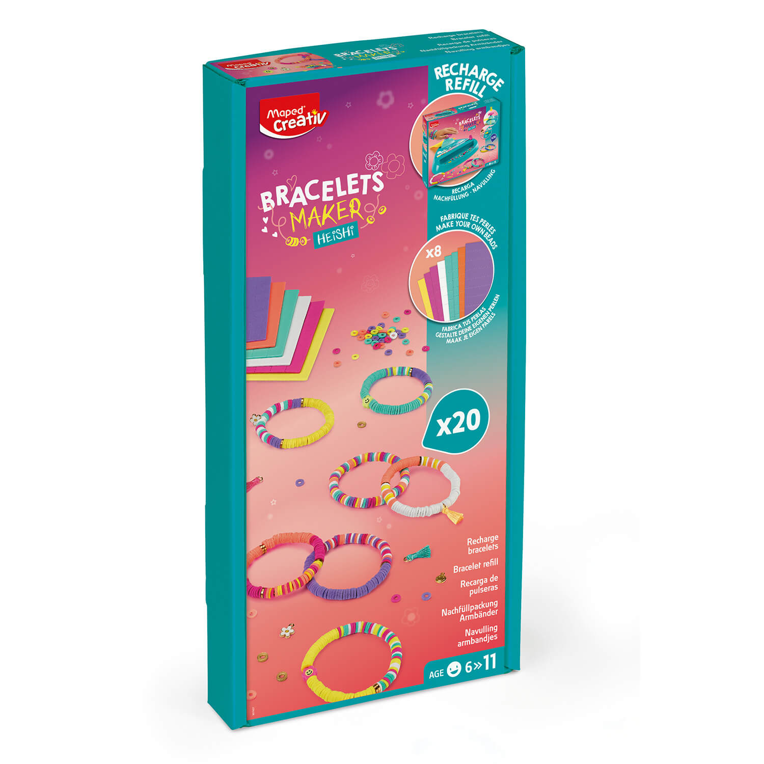 Maped_Creativ_Bizuteria_i_moda_Creativ_fabryka_bransoletek_-_zestaw_uzupelniajacy_907407_1.jpg Maped Creativ Bracelets Maker - Refill - Image 1