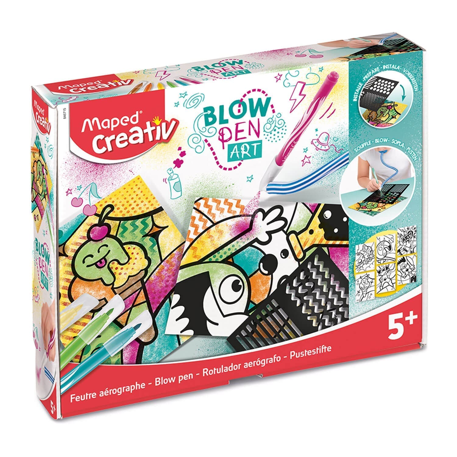 Maped_Creativ_Flamastry_Creativ_flamastry_dmuchane_Blowpen_Art_PopArt_846715_1.jpg Maped Creativ Blowpen Art - Pop'Art - Image 1