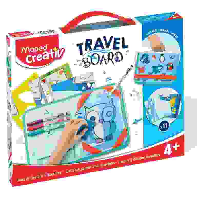 Maped Creativ Tablice Creativ tablica przezroczysta suchoscieralna w walizeczce 969310 1
