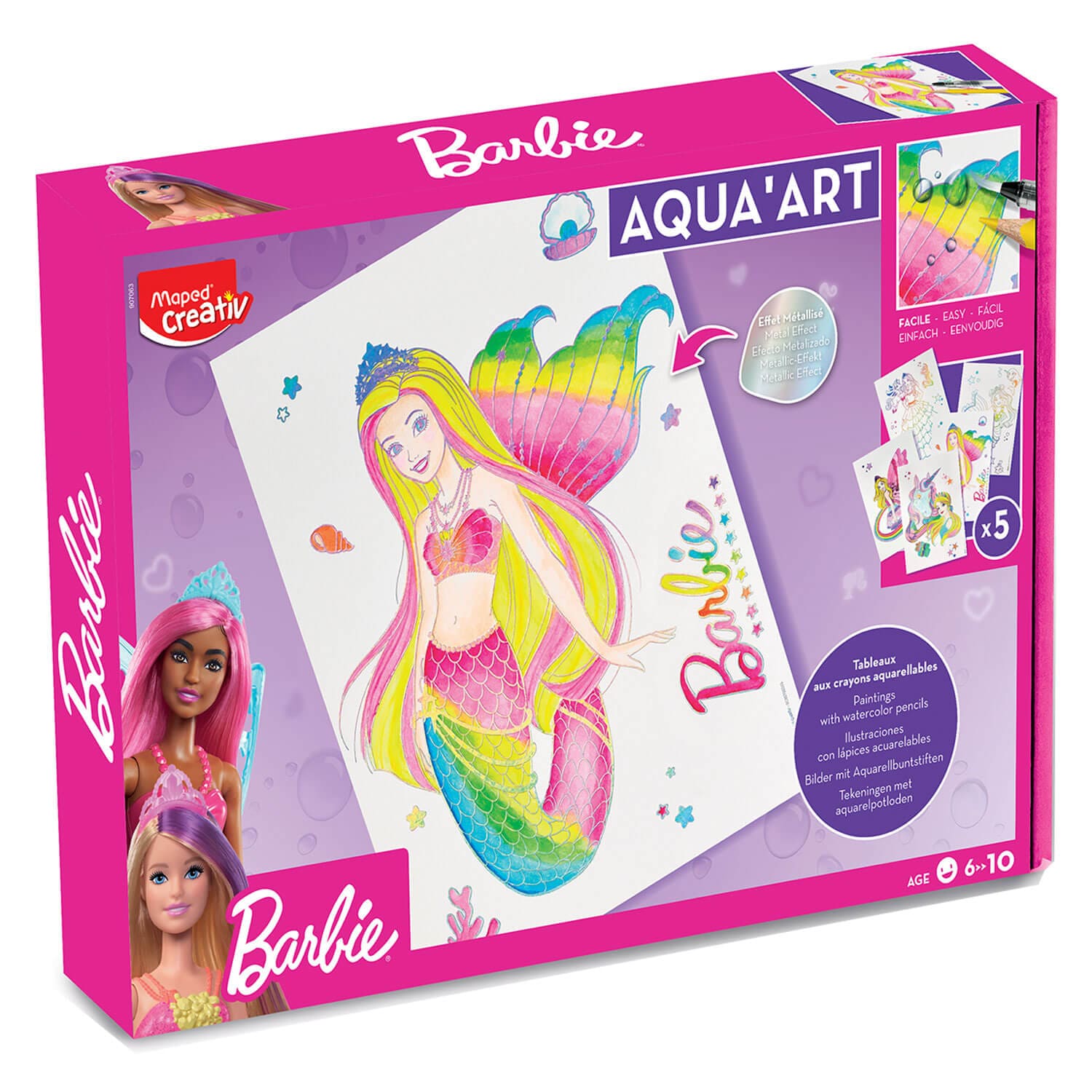 Maped Creativ Barbie Aqua'Art - Maxi Set - Image 1