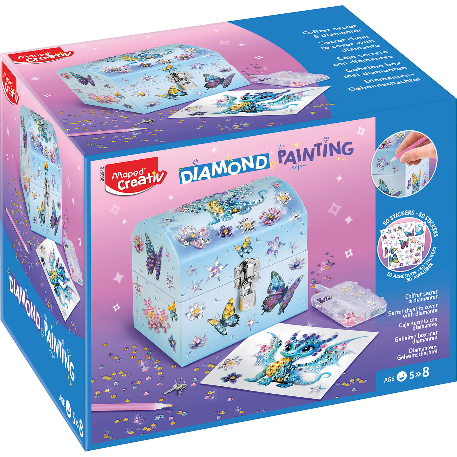 Maped Creativ Diamond Painting - Secret box - Image 1
