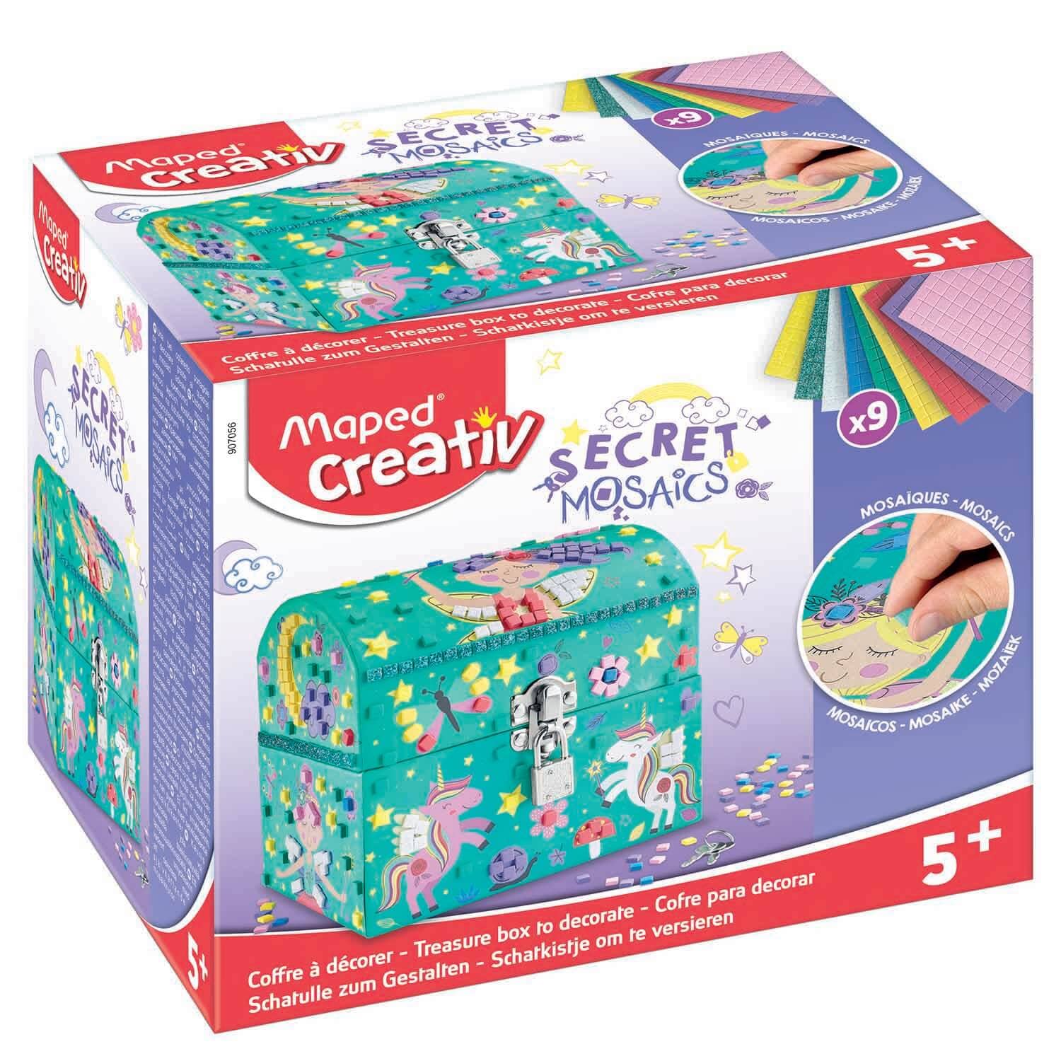 Maped Creativ Secret mosaics - Jewellery box - Image 1