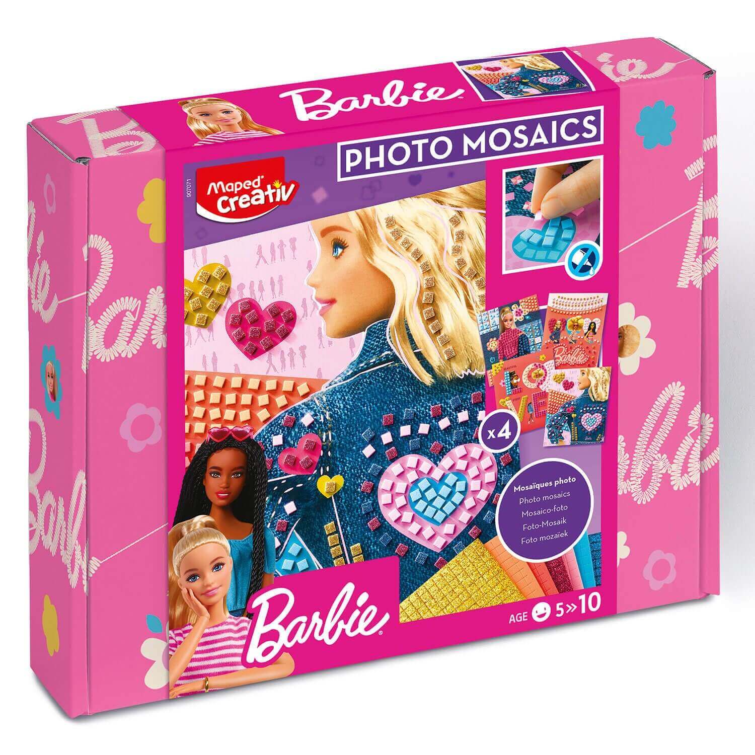 Maped_Creativ_Zestawy_kreatywne_Creativ_Mozaiki_Barbie_907071_1.jpg Maped Creativ Barbie Photo Mosaics - Image 1