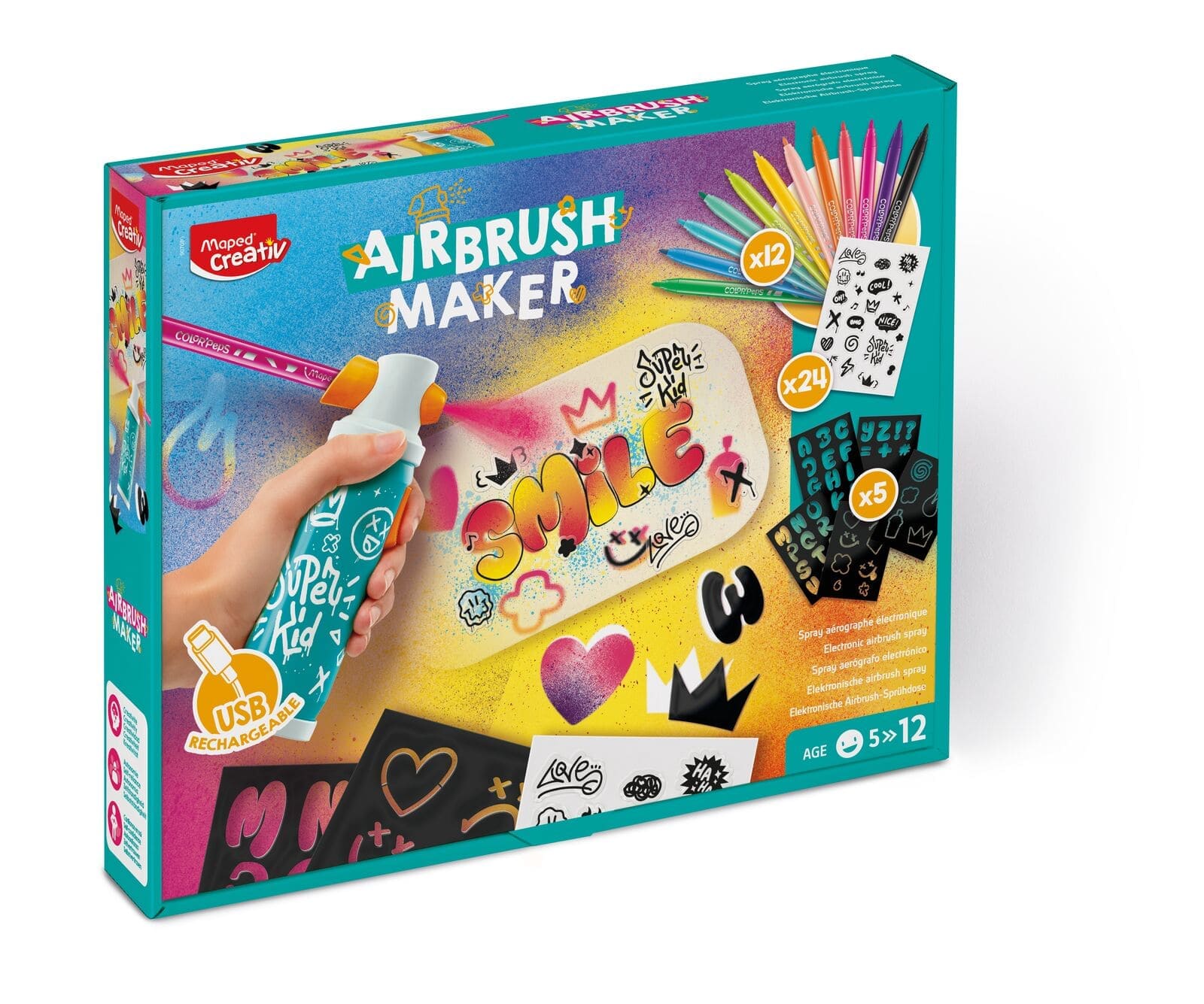 maped-creativ-airbrush-maker-spray-aerographe-enfant-907080-1.jpg Maped Creativ Airbrush Maker - Image 1