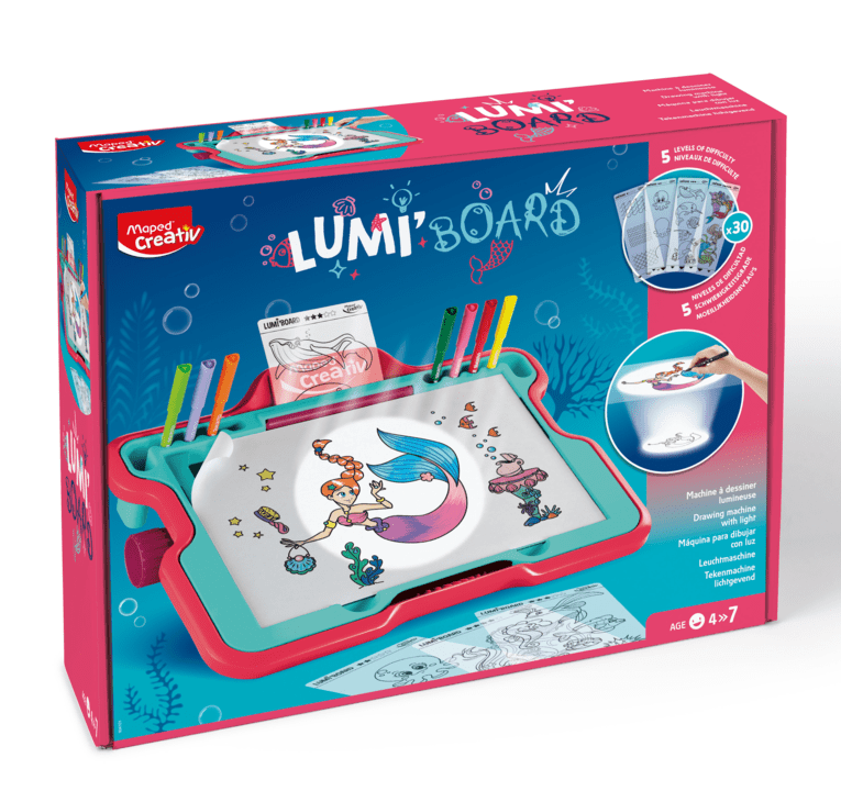 maped-creativ-machine-de-dessiner-lumi-board-sirenes-904101-1.png Maped Creativ Lumi'Board - Mermaids - Image 1